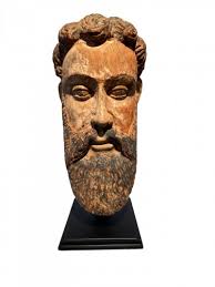 French Antiques Wood Sculpture