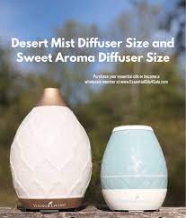 This is the perfect diffuser for small spaces, like a restroom. Young Living Diffuser Size Comparison Desert Mist Diffuser Dewdrop Diffuser Feather The Owl Diffuser And Sweet Aroma Diffuser Young Living Essential Oils Beauty Health Products