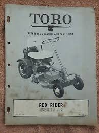See prices toro wheel horse 825 model 70040 does not push the mower. 1968 Toro Lawn Tractor 6 Hp 57101 57201 Owner Manual Parts Riding Mower R 14 99 Picclick
