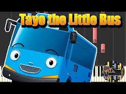 Tayo The Little Bus Opening Theme Song Piano Tutorial Youtube