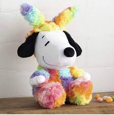 Snoopy Easter Bunny Plush Multicolor New Snoopy Plush Snoopy Easter Bunny Plush