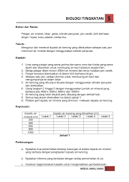 Contoh laporan kerja amal pendidikan moral (tingkatan 4 dan 5). Biologi Tingkatan 5