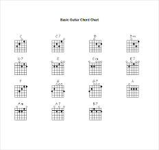 15 Word Guitar Chord Chart Templates Free Download Free