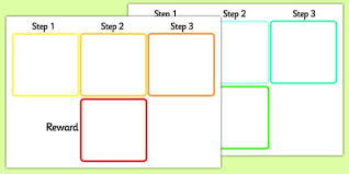 Preview Of Visual Timetable Steps And Reward Visual Timetable Timetable Template Words