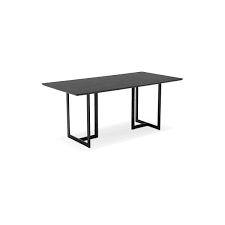 Glass dining table is capable of withstanding a thermal shock of 700â°c (or 1290â°f). Table Design Or 180 X 90 Cm Douglas Wooden Desk Black