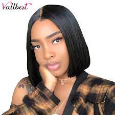 83 long bob haircuts and hairstyles to try in 2021. Vallbest Human Hair Bob Wigs Brazilian Hair Weave Straight Lace Front Wigs For Women 150 Density Remy Hair Extensions In Box Wigs For Women Wigs Brazilianwigs Brazilian Hair Aliexpress