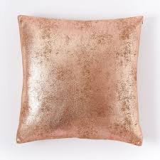Rose Gold Metallic Pillow Gold Throw Pillows Pillows Gold Home Decor