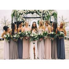 And For This Moment Everything Is Perfect Dessygroup Bridesmaids Wear Various Lux Bridesmaid Dresses Boho Boho Wedding Bridesmaids Fall Bridesmaid Dresses
