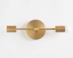 Bathroom Lights Vanity Lighting Mid Century Modern Brass Vanity Bathroom Lighting Gol Brass Bathroom Lighting Modern Vanity Lighting Brass Wall Light