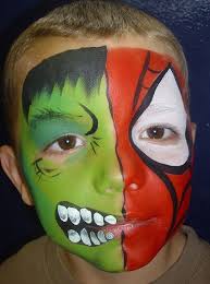 Simple face painting designs are not hard. Spider Man Face Paint For Kids Face Paint Ideas