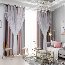 If you like curtains childrens room, you might love these ideas. Aihome Blackout Curtains Colorful Double Layer Star Cut Out Curtains For Children S Bedroom Living Room Walmart Canada