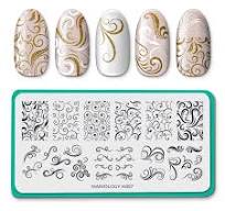 Swirls (M357) - Nail Stamping Plate – Maniology