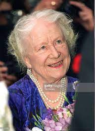 The Queen Mother At Age 96 Attending A Reception Given By The British Queen Mother Queen Mother