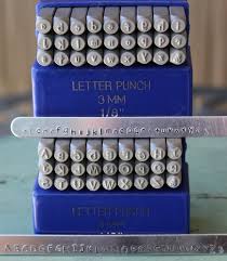 3mm Comic Sans Font Metal Letter Alphabet Stamp Combination Set Sgcse 2ul