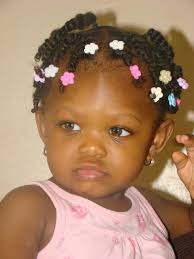 Knotted hairstyle for shorter hair. Hairstyles For Short Hair Baby Girl Hairstyles Hairstylesforshorthair Short African Baby Hairstyles Black Baby Hairstyles Black Baby Girl Hairstyles