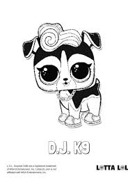 Malvorlagen Dj K9 Lotta Lol Lol Surprise Series 3 Pets Coloring Pages Co Lol Dolls Coloring Lol Dolls Coloring Pages Kids Printable Coloring Pages