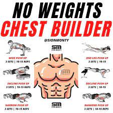 Chest Builder Workout | Chest Workout At Home, Gym Workouts For Men,  Workout Routine For Men