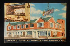 It became a local landmark, and in 1946, virginia and evelyn smith went out to california to scout out a possible west coast location. 1958 Smith Bros Fish Shanty Restaurant Port Washington Wi Ozaukee Co Postcard Ebay