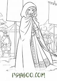 The only brave coloring pages site you will ever need. Tournament For The Hand Heart Of The Princess Merida Coloring Page