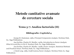 Folosirii metodelor cantitative in sociologie. Ppt Metode Cantitative Avansate De Cercetare Sociala Powerpoint Presentation Id 884703