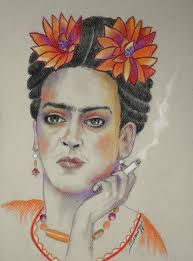 Steeped in allegory, the mexican artist's richly detailed compositions immortalized. Frida Kahlo Drawing By Jayne Somogy Saatchi Art