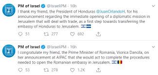 Honduras, officially the republic of honduras, is a country in central america. Mark Regev On Twitter My Thanks To Good Friends Colleagues Dmihalache Romero M1 Following The News That Both Romania Honduras Are Moving Diplomatic Missions To Jerusalem Https T Co 3s6xvucchx