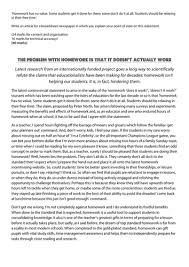 Hi, so i have written my own response to language paper 2 question 5 and can someone please mark it, i have an exam next week write an article for a broadsheet newspaper in which you explain your point of view on this statement. Aqa Gcse English Language 9 1 Spec Paper 2 Question 5 Homework Has No Value Teaching Resources