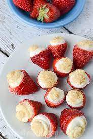No Bake Strawberry Cheesecake Bites Recipe Finger Food Desserts Desserts Strawberry Recipes
