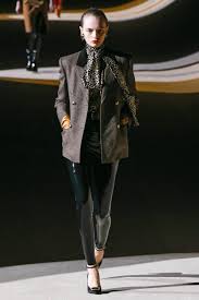 Saint Laurent Ready To Wear Autumn 2020 Look 10 In 2020 Fashion Ready To Wear How To Wear