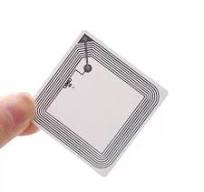 NXP ICODE SLIX 13.56MHz 50x50MM Wet Blank Inlay Libraries RFID NFC Implant  Adhesive Sticker Passive Tag