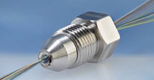 This is actual connection work of fiber optic cable for cctv. Greene Tweed S Seal Connect Fiber Optic Connectors Greene Tweed