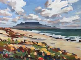 Carla Bosch Art On Instagram Table Mountain Cape Town South Africa Awesomeness Impressionism Boldimp Africa Painting Africa Art South Africa Art