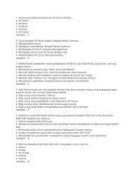 Maybe you would like to learn more about one of these? Soal Agama Islam