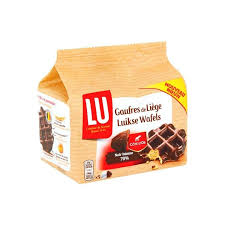 Lu 5 Gaufres De Liege Chocolat Noir Cote D Or 225 Gr Luikse Wafels