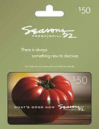Olive garden gift card garden gifts fresco subway gift card seasons 52 restaurant gift cards bahama breeze wine country gift baskets starbucks gift card. Amazon Com Seasons 52 50 Gift Card Gift Cards