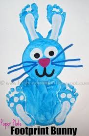 Foot Print Bunny Adorable And Easy Easter Crafts For Kids Easter Kids Easter Art