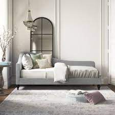 Crafted with an engineered wood frame, this daybed is upholstered in velvet for a sophisticated look and welcoming feel. Xl Daybed Frame Wayfair