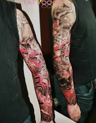 Black And Red Arm Sleeve Tattoos Arm Tattoos For Men Arm Tattoo Designs Pictures Ideas Arm Tattoos For Men Arm Tattoo Designs Pictures Sleeve Tattoos Full Sleeve Tattoos Arm Tattoos For Guys