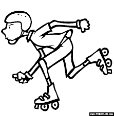 Color wonder mess free prehistoric pals dinosaur coloring pages & markers $ 9.99. Roller Skates Coloring Page Free Roller Skates Online Coloring