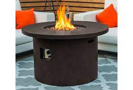 This sumptuous fire pit table is a 4 in 1 design, a fire pit, coffee table, barbecue and ice bucket. Nova Fireglow Mackay Round Fire Pit Gas Table