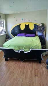 We offer a large selection of solid wood bunk beds, living & dining furniture as well as outdoor & occasional choices. Quirky Cool Homemade Batman Bedframe Geek Decor Batman Furniture Batman Themed Bedroom Batman Room