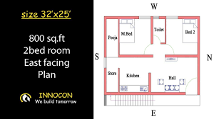 House plan for 800 sq ft in. 800 Sq Ft 32 X 25 2bhk East Facing House Plan East Facing House Plan East Facing House 2bhk House Plan
