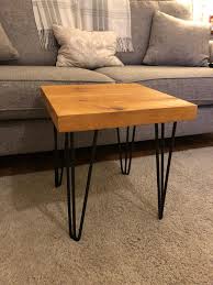 See more ideas about coffee table, industrial coffee table, industrial furniture. Vintage Rustic End Table Nightstand Hairpin Legs Small Metal Etsy Rustic End Tables Rustic Industrial Coffee Table Rustic Accent Table