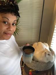 My girl Nipsey loves a good Crystal in the morning 🌞