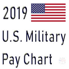 2019 Military Pay Chart 2 6 All Pay Grades