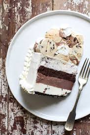 Birthday Chocolate Ice Cream Cake Recipe Meringue Topped Layered Ice Cream Birthday Cake Simple Bites Recipe Ice Cream Birthday Cake Ice Cream Cake Frozen Desserts