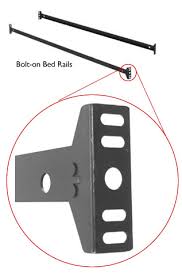 The crib should not be used with bed frames that protrude from the mattress. Full Bed Rails For Crib Bed The Sleep Shop