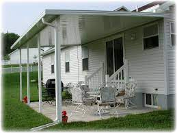 Flat Roof Double Carport Single Slope Aluminum Patio Covers Aluminum Patio Patio Awning