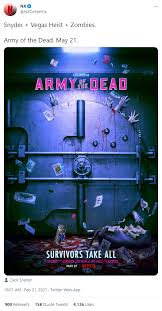 The movie is called army of the dead, a project that's been in gestation for more than a decade. E7hmzirwp6hlkm