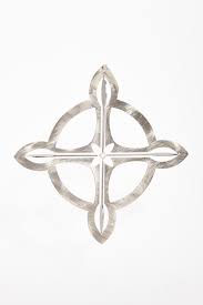 Kreuz mit Knospe irisch Edelstahl